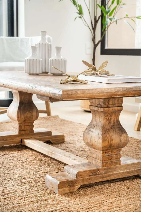 MESA LIVING DE OLMO ISABEL - 1.30 X 0.70 MTS en Madera natural - Mesas de living, Uruguay | La Iberica, vista 6