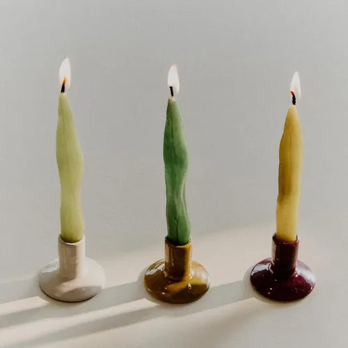 PACK CANDELABROS GRES (PACK DE 3) en Multicolor - Velas y Portavelas, Uruguay | Zara Home