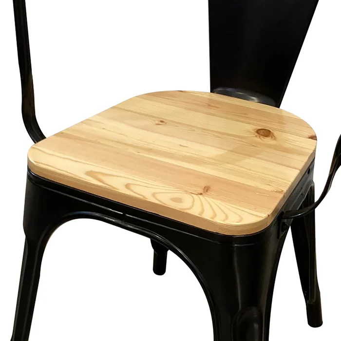 Butaca Tólix C/asiento De Madera en Multicolor - Sillas, Uruguay | Unsi, vista 3