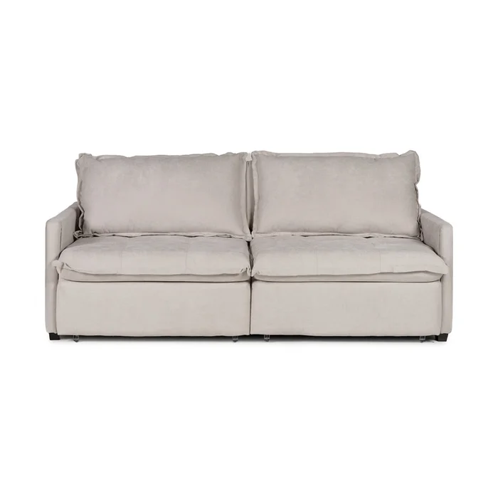 Sofá Cama Oliver - Tela Microfibra - 12073 (Greige) en Gris - Sillones y sofás, Uruguay | Nyr, vista 5