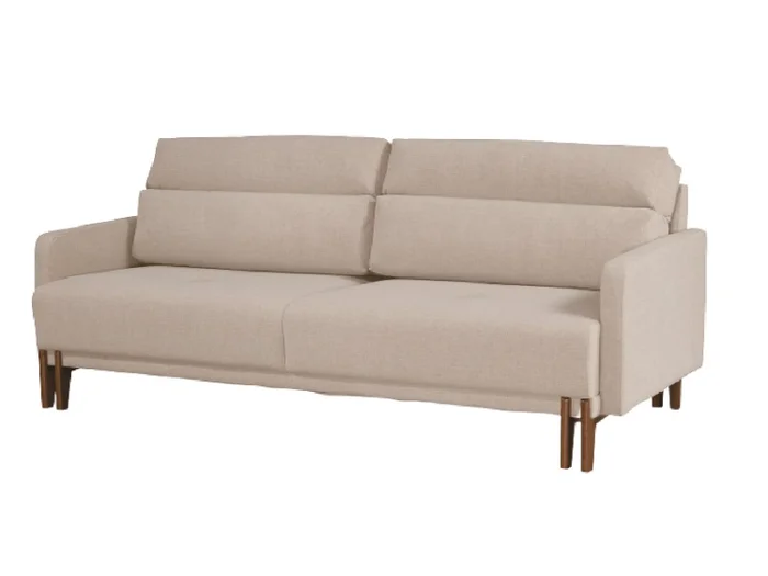 Sofá 3 cps DONNA - Beige en Beige - Sillones y sofás, Uruguay | Finkel, vista 2