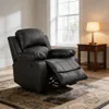 Sillon reclinable 1 cuerpo Negro en Negro - Sillones y sofás, Uruguay | La Cueva Muebles, vista 1 de 10