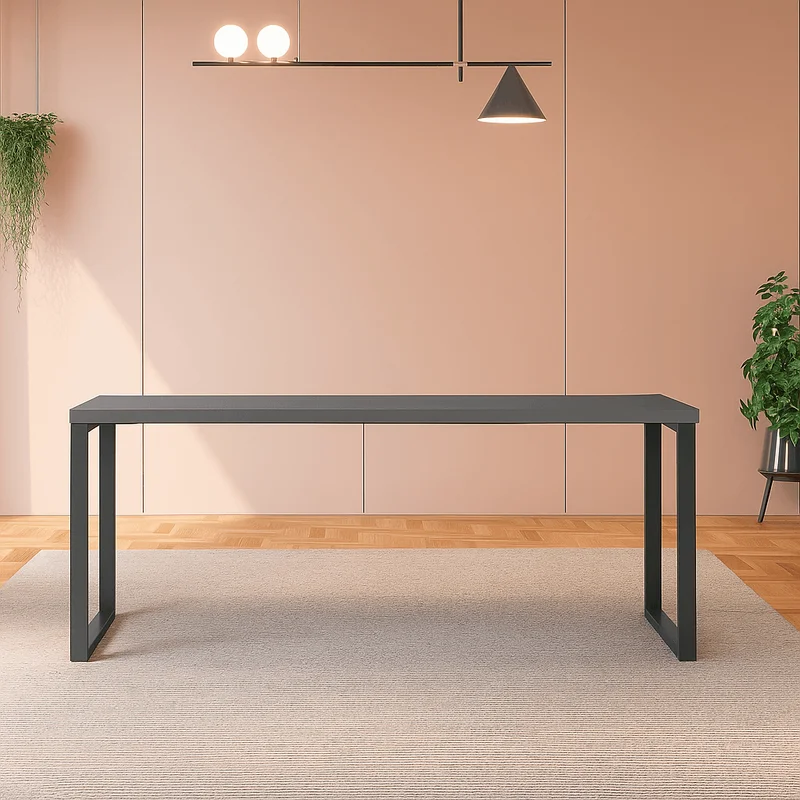 MESA ESCRITORIO INDUSTRIAL PREMIUM DIRECTOR 190CM en Marrón - Bibliotecas, Uruguay | Balton, vista 6