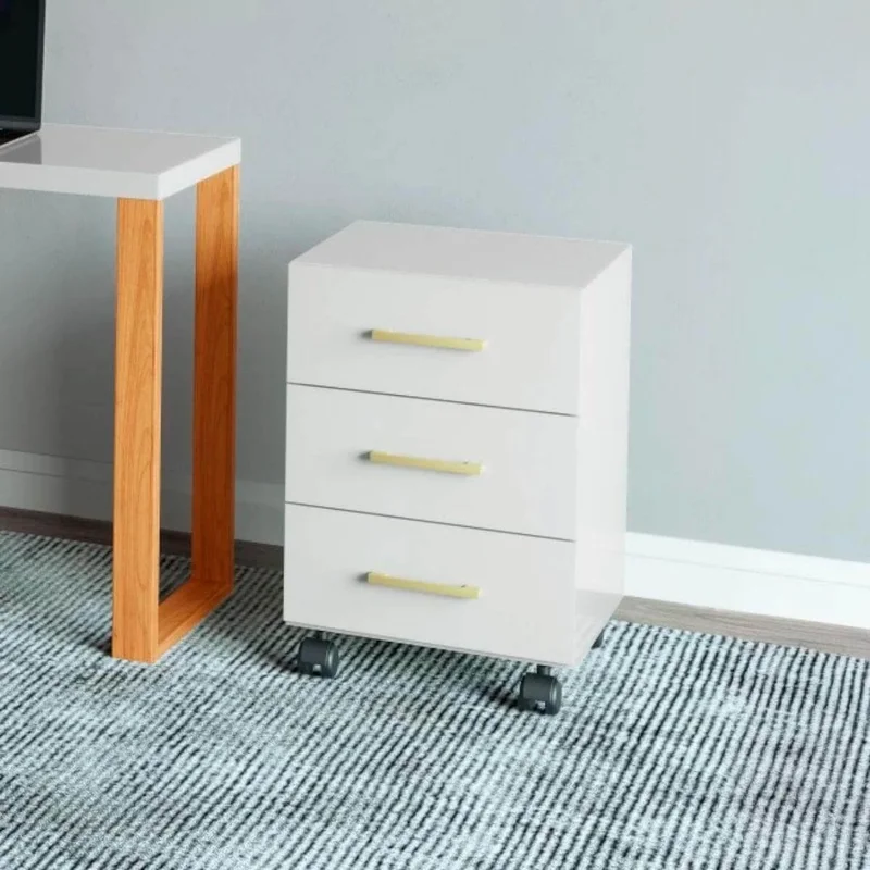 Cajonera con Ruedas 100% Mdf - Linea Factory en Madera natural - Bibliotecas, Uruguay | Balton, vista 7
