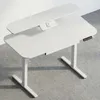 Escritorio Regulable Metal-y-mdf Blanco Aileron en Blanco - Escritorios y sillas de escritorio, Uruguay | Divino, vista 1 de 4