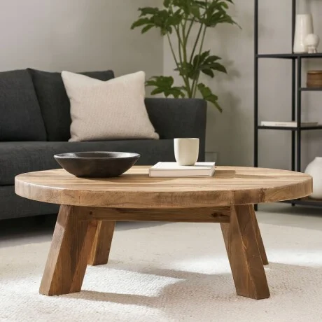 Mesa de living redonda Linea Rimini en Marrón - Mesas de living, Uruguay | La Cueva Muebles, vista 9