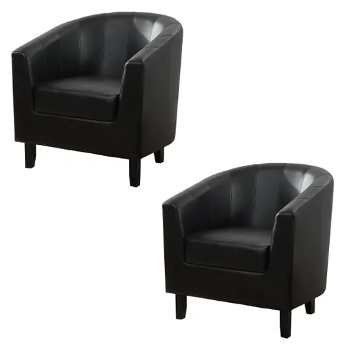 Set de 2 Butacas de 1 cuerpo - Tempo - PU - Sillones y sofás, Uruguay | Delta Center