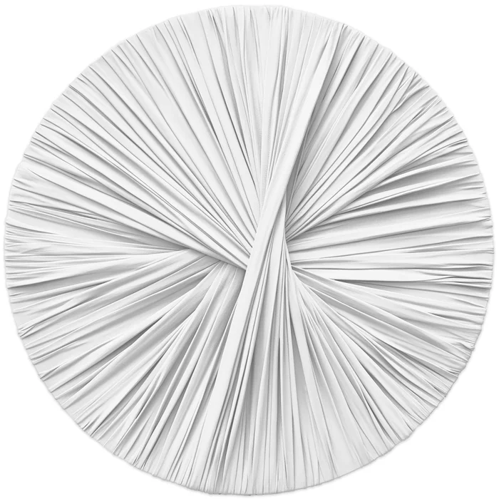 CIRCULO CON ONDAS TEXTURED CANVAS BLANCA en Blanco - Decoración de pared, Uruguay | Champagne Home