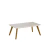 Mesa de Centro Classic - Off White y Natural en Blanco - Mesas de living, Uruguay | NYR, vista 2 de 2
