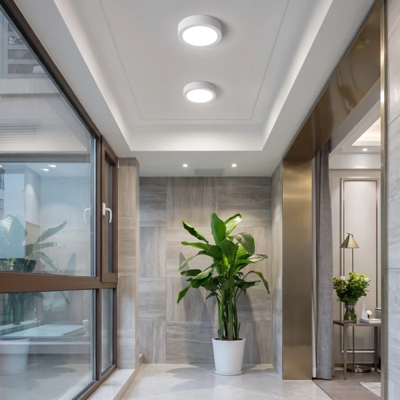 Panel LED Redondo de Adosar 18W Luz Cálida - Lámparas colgantes, Uruguay | Serlux, vista 4