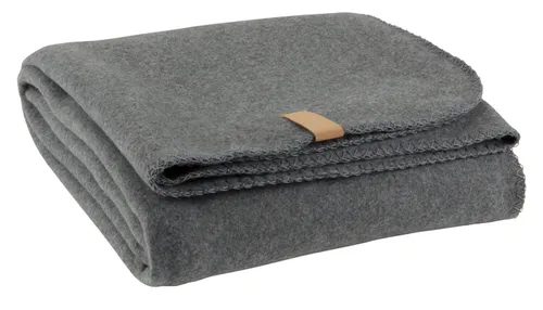 Manta throw DAGLILJE 130x170 gris oscuro en Gris - Textiles, Uruguay | JYSK