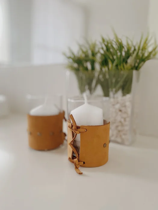 Velas con tachas – Set x2 - Velas y Portavelas, Uruguay | Dreams On Time