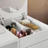 Escritorio Tocador Espejo - Desejo - Blanco en Blanco - Escritorios y sillas de escritorio, Uruguay | Ecowood, vista 4 de 5