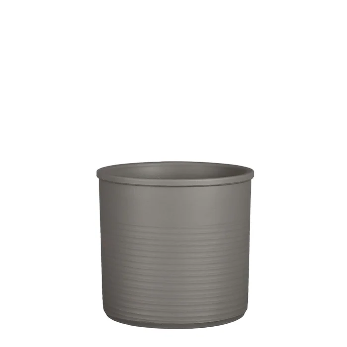 Maceta Momo Ceramica Gris 1114816 en Gris - Jarrones, Uruguay | Divino