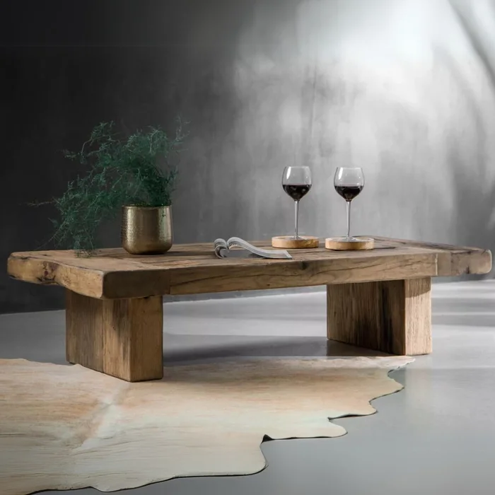 MESA DE CENTRO MALABRIGO MARRÓN RECTANGULAR en Marrón - Mesas de comedor, Uruguay | Viasono, vista 2