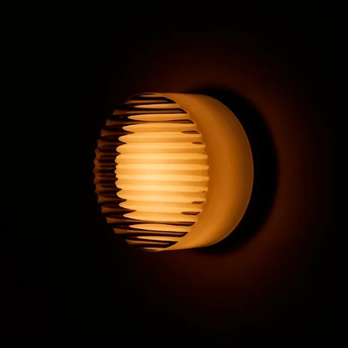 LUMINARIA GIGI STRIPES en Naranja - Iluminación, Uruguay | Berlina Store
