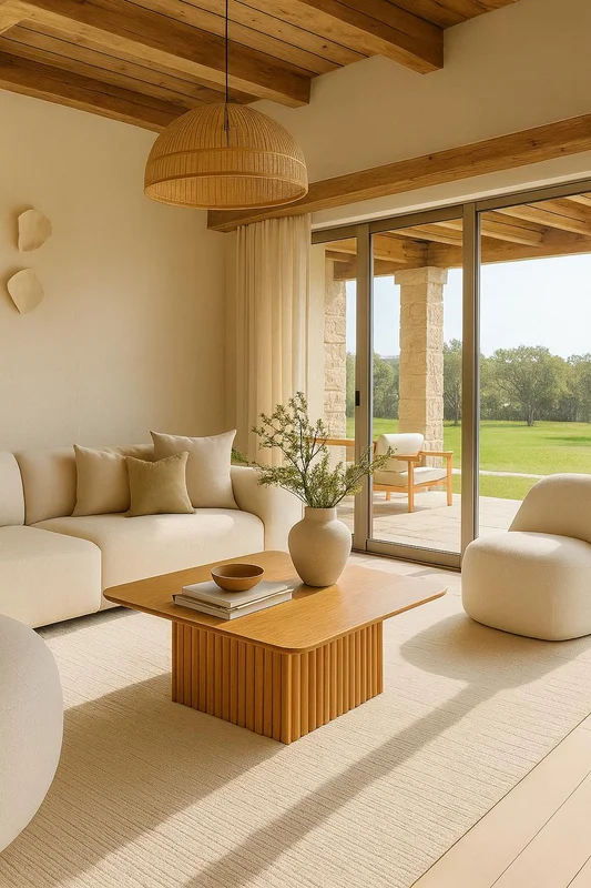 Mesa de Living de Madera Omega en Madera natural - Muebles, Uruguay | Indrana, vista 7