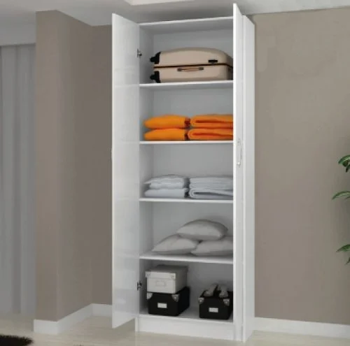 Mueble Cocina Multiuso Armario Living Oficina 2401 en Blanco - Butacas, banquetas y puffs, Uruguay | Soy Hogar, vista 5