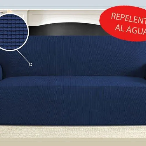Cubre sofá elastizado 2 cuerpos en Azul - Sillones y sofás, Uruguay | Igoa