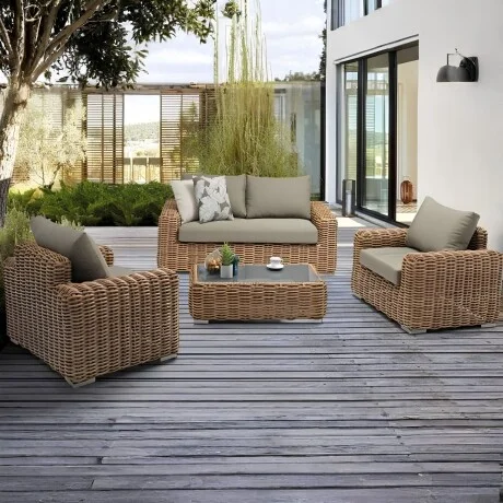 Juego de jardin Monaco en Beige - Muebles para el exterior, Uruguay | La Cueva Muebles, vista 11