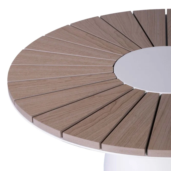 Set De Terraza Aluminio Aluminio Blanco Coral en BLANCO BEIGE - Muebles para el exterior, Uruguay | Divino, vista 3