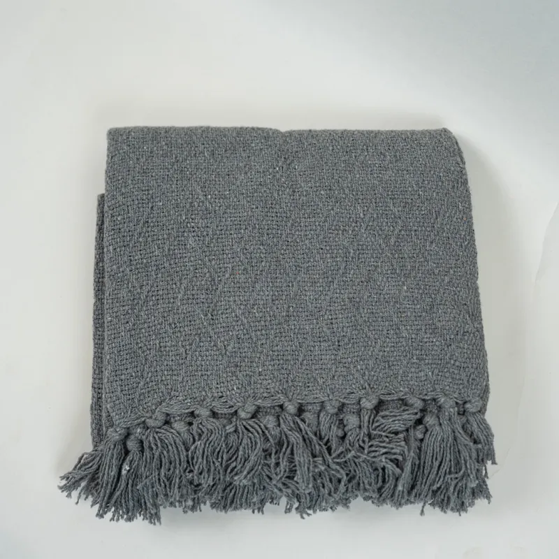 Manta Roma - Gris Melange en Gris - Textiles, Uruguay | Indian