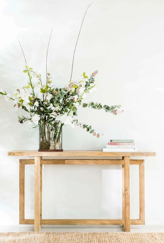 MESA DE ARRIMO / CONSOLA GEO - OLMO - 1.40 MTS en Madera natural - Bibliotecas, Uruguay | La Iberica, vista 11