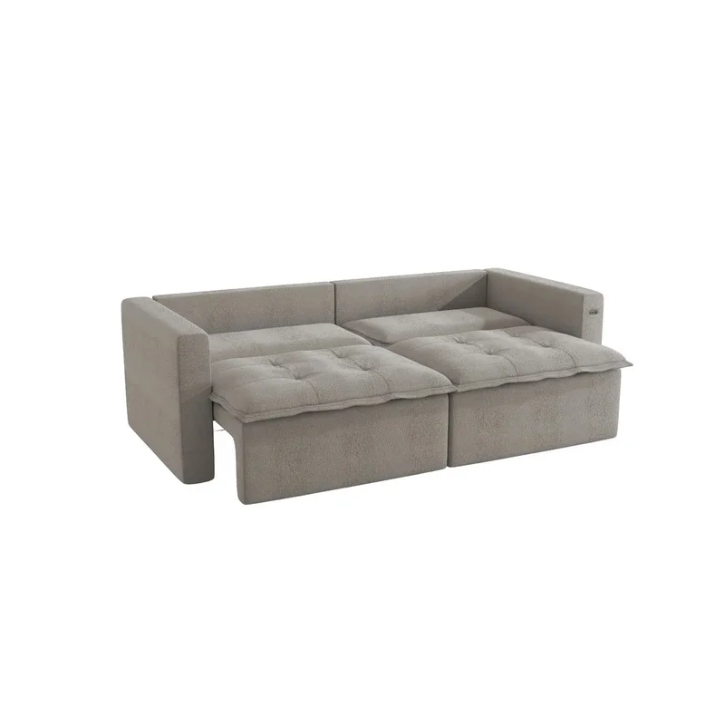 SOFA CAMA RETRACTIL/RECLINABLE TREVO 236CM en Gris - Sillones y sofás, Uruguay | Balton, vista 11