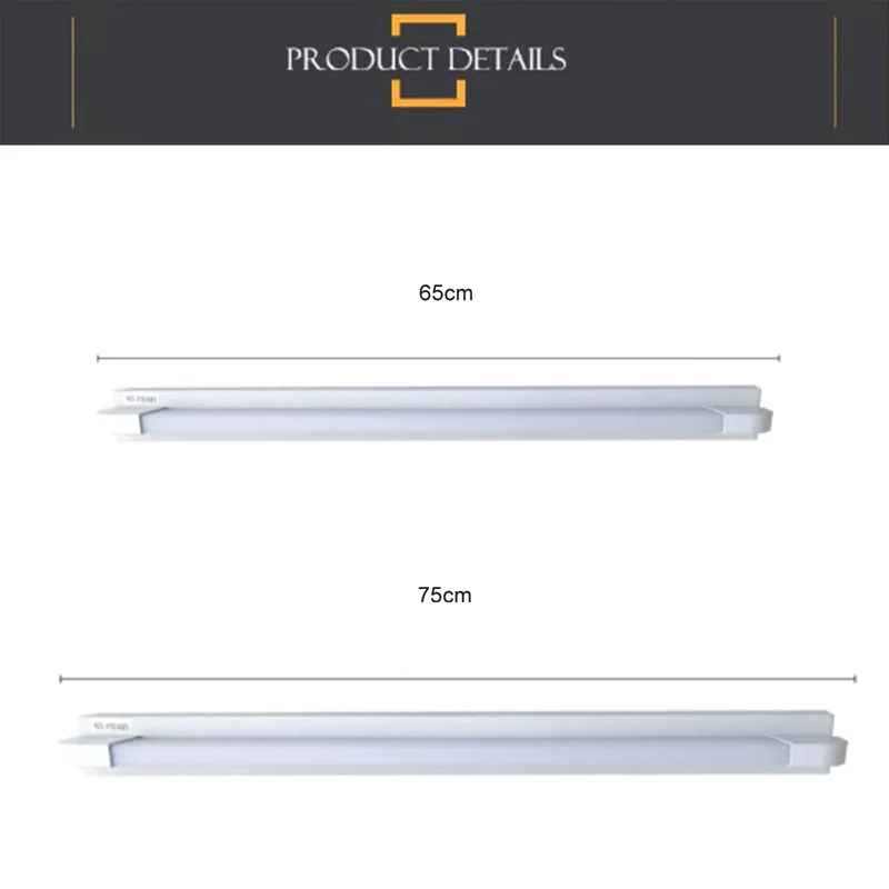 Luminaria de pared LED barra 75cm Blanco en Blanco - Iluminación, Uruguay | Decotech, vista 5