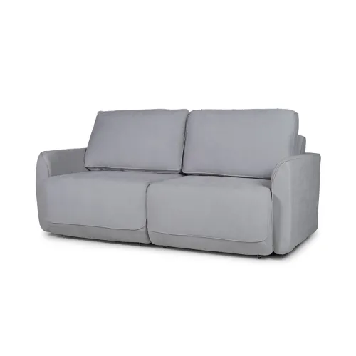 Sofá Ravena (Rebatible) - Tela Microfibra - 9252 (Gris) en Gris - Sillones y sofás, Uruguay | NYR