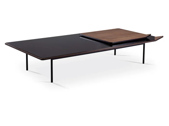 Mesa de centro Tangram rectangular en Negro - Mesas de living, Uruguay | Arquetipo