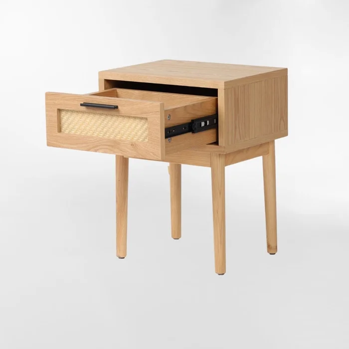 MESA DE NOCHE CAPUCCINO MARRÓN en Madera natural - Mesas de comedor, Uruguay | Viasono, vista 2