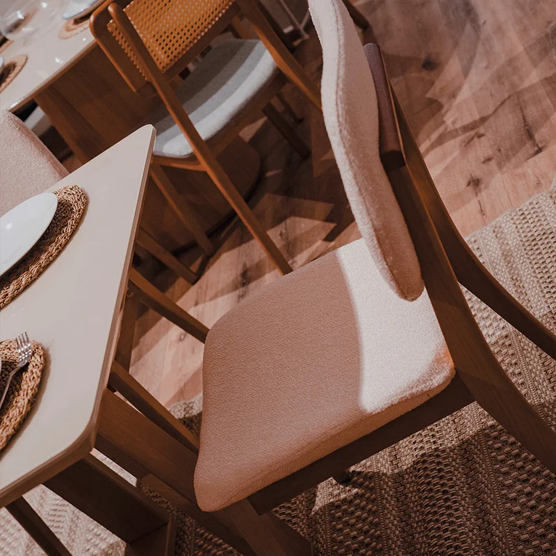 Silla de Comedor - Línea Nevada - Boucle/Natural en Blanco - Sillas, Uruguay | Ecowood, vista 5