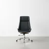 Asiento Gerencial Alto Madera-y-pu Negro Zen en Negro - Escritorios y sillas de escritorio, Uruguay | Divino, vista 1 de 4
