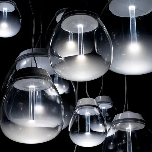 LUMINARIA DE TECHO BOLA DE CRISTAL BLANCO Small - Lámparas de mesa, Uruguay | Viasono