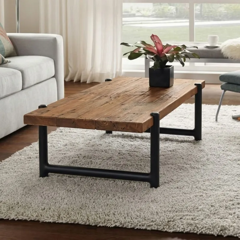 Mesa de living Linea Rimini en Marrón - Mesas de living, Uruguay | La Cueva Muebles
