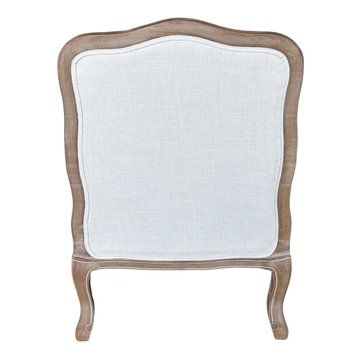 Poltrona Luis XV - Crema en Beige - Butacas, banquetas y puffs, Uruguay | La Cueva Muebles, vista 4