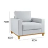 Butaca Sillón Poltrona 1 Cuerpo Living Comedor - Butacas, banquetas y puffs, Uruguay | Muebles Express, vista 2 de 3