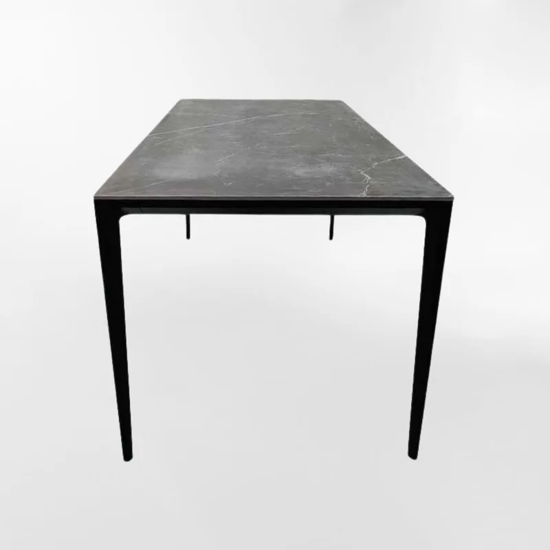 MESA DE EXTERIOR CELLINA NEGRO RECTANGULAR - Mesas de comedor, Uruguay | Viasono, vista 3