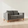 Sillón 2 Cuerpos Tela-premium Gris Luxor Premium Easy Clean Gris Osc en Gris - Sillones y sofás, Uruguay | Divino, vista 1 de 6