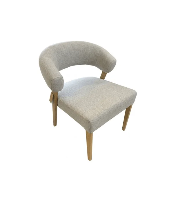 SILLA HERMINIA ROBLE Y TELA en Beige - Sillas, Uruguay | Más Infinito Casa