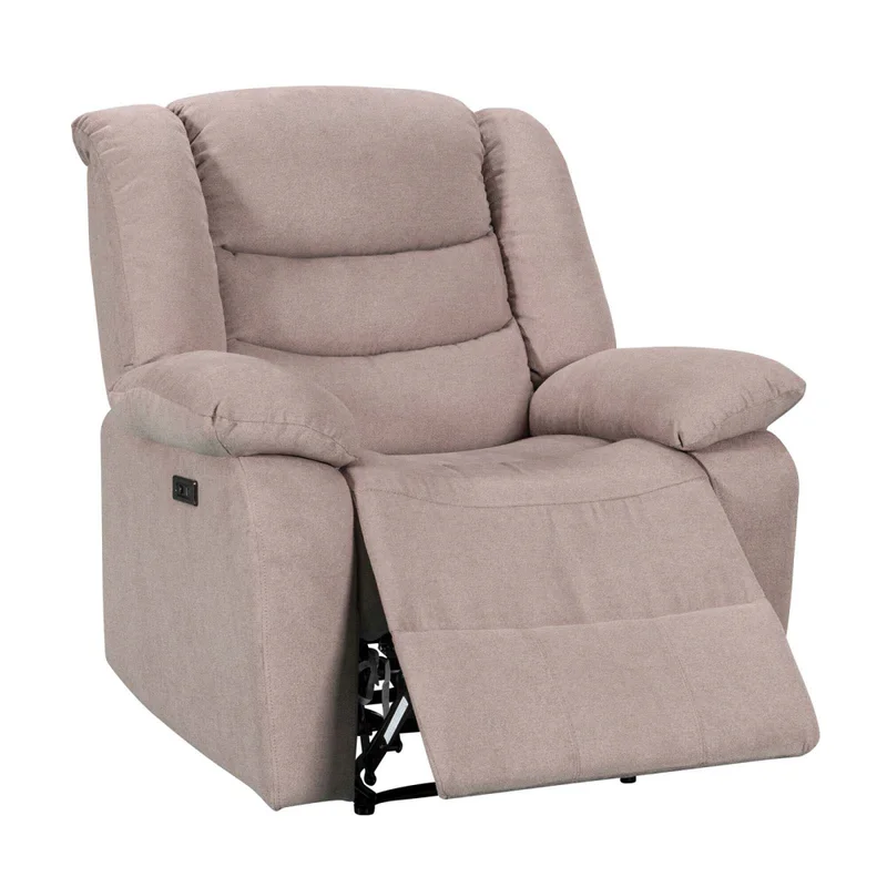 Recliner Eléctrico Tela Marron Marsella Ii Taupe en Beige - Sillones y sofás, Uruguay | Divino, vista 4