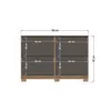 Comoda Zapatera Dormitorio 4 Puertas Con Patas - Cómodas, Uruguay | Lais Muebles, vista 4 de 4