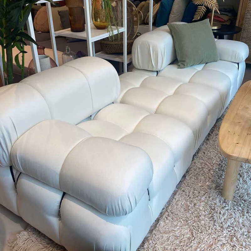 Ottoman Tokio - Crema en Beige - Sillones y sofás, Uruguay | Walnut, vista 3