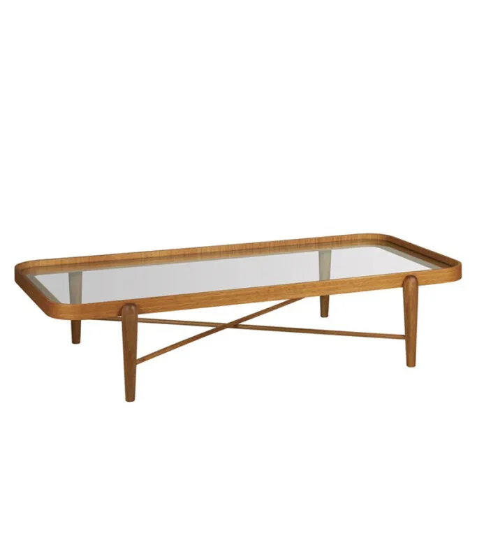 MESA DE LIVING BOSSA IN NATURA 140X70X40H CM en Madera natural - Mesas de living, Uruguay | Vinibel