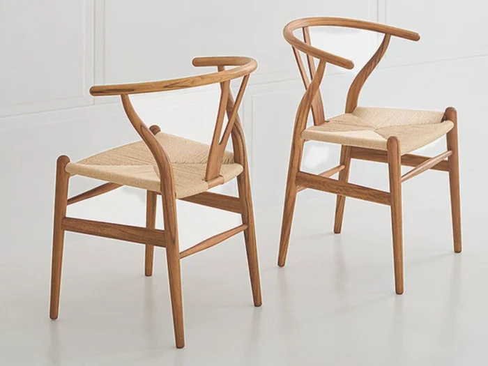 Silla WISHBONE en Madera - Natural en Madera natural - Sillas, Uruguay | Finkel, vista 3