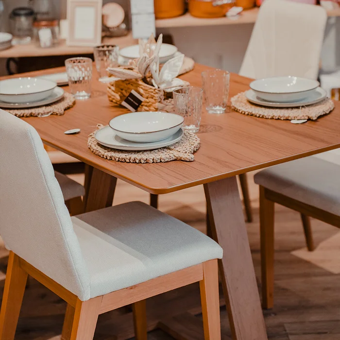 Mesa de Comedor Aura 1.35 - Marrón - Mesas de comedor, Uruguay | Ecowood, vista 6