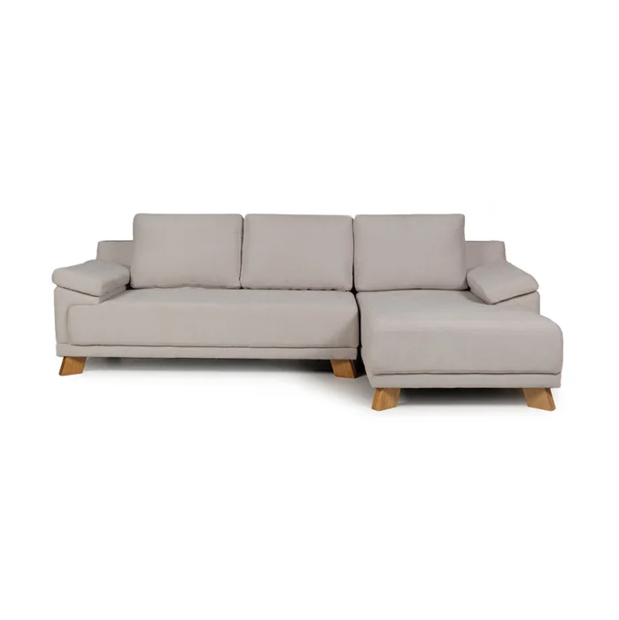 Rinconera Adalia - Tela Microfibra - Chaise derecho - 9248 (Beige) en Beige - Sillones y sofás, Uruguay | NYR, vista 2