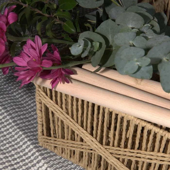 Cesto fibras naturales - L en Beige - Canastos, Uruguay | Buho Store, vista 4