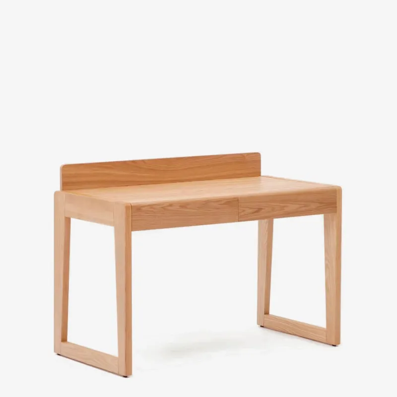 Escritorio Arandu de chapa y madera maciza de fresno 120 x 60 cm en Madera natural - Escritorios, Uruguay | Kavehome
